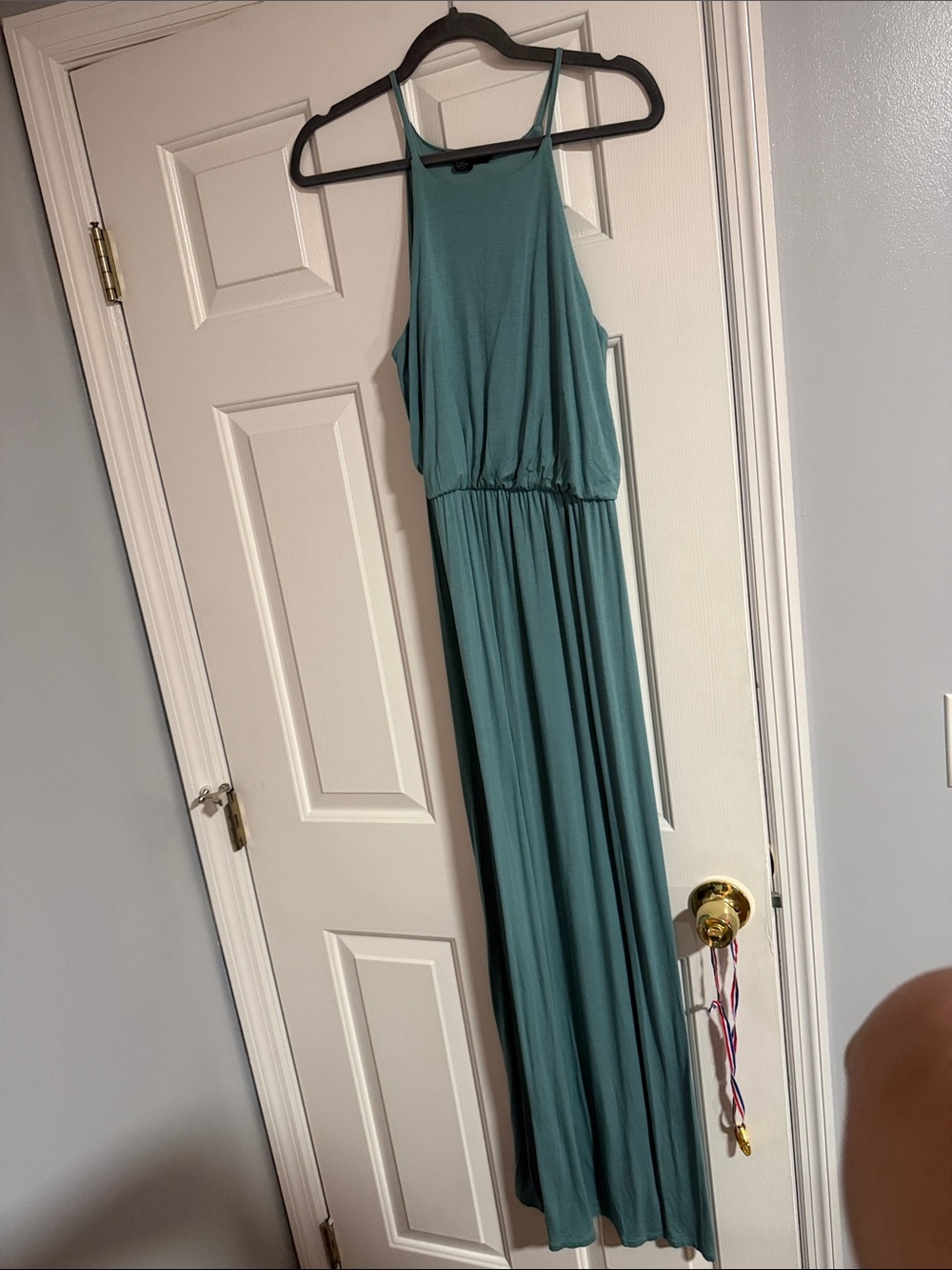 Forever 21 Blue Sleeveless Maxi Dress